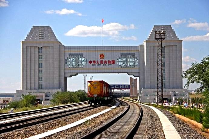 滿洲里國門景點