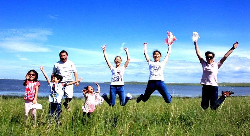 呼倫貝爾大草原玩耍