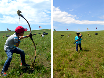 呼倫貝爾草原射箭